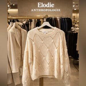 🌸Elodie from Anthropologie soft knit sweater size S oversized